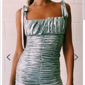 Verge Girl Silver Party Dress